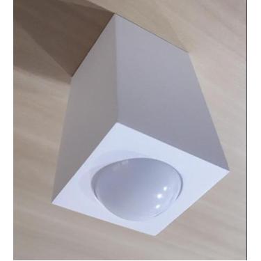 Imagem de Spot sobrepor branco quadrado kube para e27 - Ideal Iluminação