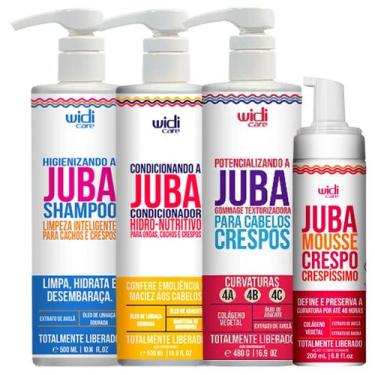 Imagem de Kit Widi Care Juba Shampoo Condicionador Potencializando E Mousse Cres