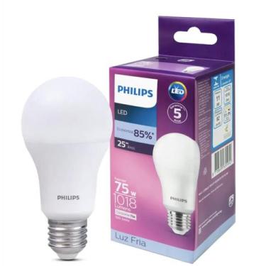 Imagem de Lâmpada Led Philips bulbo A60 E27 Branca Fria (6500k) - 11W