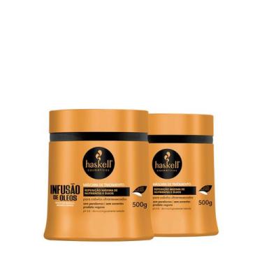 Imagem de Kit Haskell Infusão de Óleos Máscara Capilar G Extra (2 unidades)