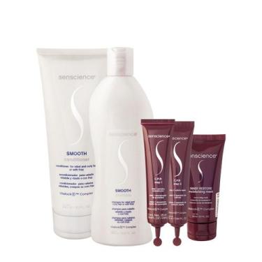 Imagem de Kit Senscience Smooth Inner CPR Home Care Ampola 2x25 (5 produtos)