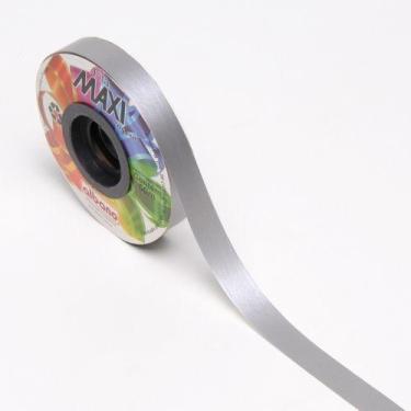 Imagem de Rolo de Fita Decorativa Para Presente 16mm x 50m - AAZ, Prata