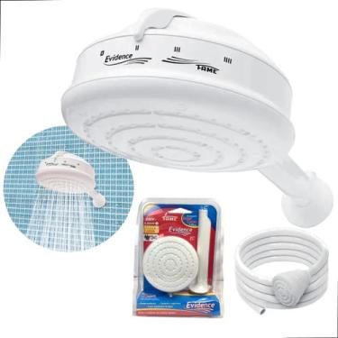 Imagem de Chuveiro Elétrico Ducha Evidence Parede Com Cano 30cm Fame, 220V