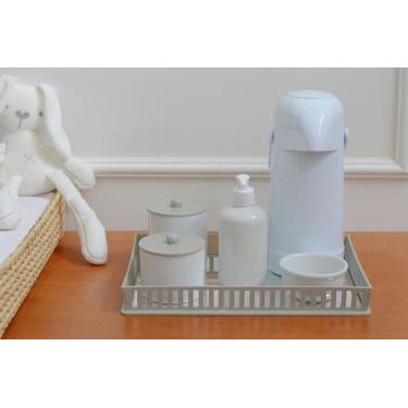 Imagem de Kit Higiene Bebe K039 Completo Infantil Cinza Moderno Porcelanas Bande