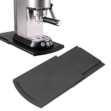 Imagem de Bandeja Deslizante para Cafeteira, Aparelho para Máquina de café de Bancada, Suporte Móvel, Tapete de café, Controle Deslizante Com Placa Deslizante para Fritadeira de Ar,