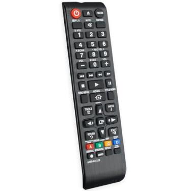 Imagem de Allimity AH59-02422B AH5902422B Controle remoto de substituição adequado para sistema de home theater Samsung HTE350K HTE353K HTE353HK HTE355K HTE330K HT-E350K HT-E353K HT-E353HK HT-E355K HT-E3300K K