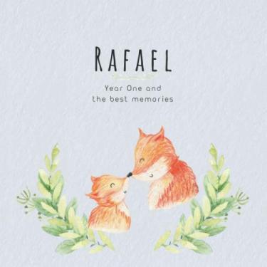 Imagem de Rafael Year One and the best Memories: Baby Book I Babyshower or Babyparty Gift I Keepsake I Memory Journal with prompts I Pregnancy Gift I Newborn Notebook I For the parents of Rafael