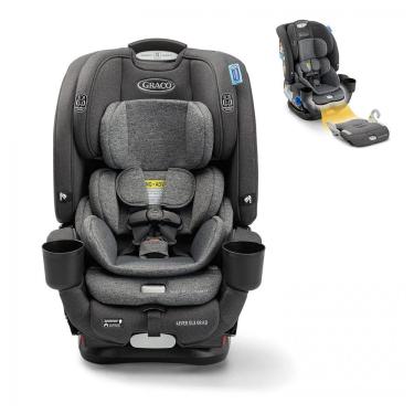 Imagem de Cadeira de Bebê para Carro 5 em 1 com 10 Posições Ajustáveis, Graco 4Ever DLX Cinza Harrison