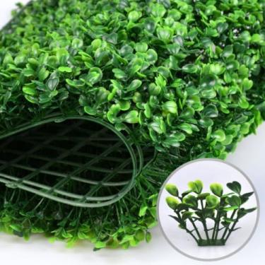 Imagem de 1 Placa De Planta Grama Artificial Buchinho Mural Decoração De Parede 40x60