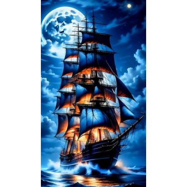 Imagem de Quebra-Cabeça Jogo Infantil Barco 36 Peças MDF 18x26 - Brothers Mineir