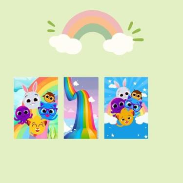 Imagem de Kit 3 Placas Decorativas Bolo Fofo MDF 3mm 18x26 - Brothers Mineiros D