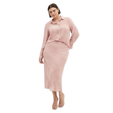 Imagem de City Chic Vestido Plus Size Newberry Street Floss, Estampa de fio dental, 48