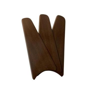 Imagem de Jogo com 3 Pás de MDF Quadrimax Tabaco para Ventilador de Teto Tron