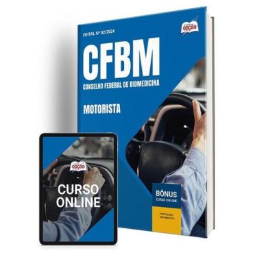 Imagem de Apostila CFBM 2024 - Motorista - Apostilas Opção