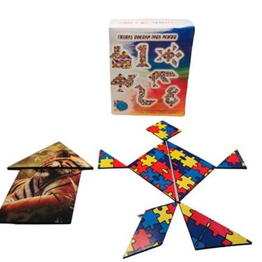 Imagem de Tangram Jogo Educativo Divertido Para Autistas