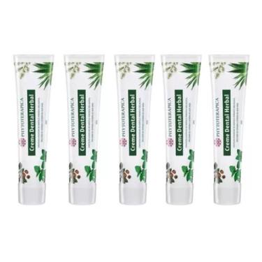 Imagem de 5X Creme Dental Herbal Vegano Melaleuca - Phytoterapica - phytoterÁpic