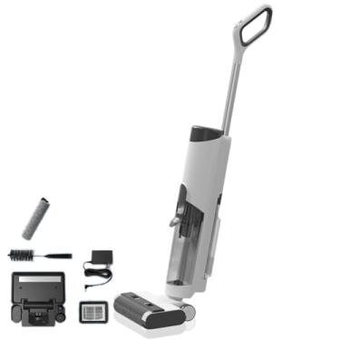 Imagem de Limpador de piso inteligente 3 em 1, esfregão de limpeza de piso a vácuo úmido, aspirador de pó leve portátil, autolimpante de secagem a quente, adequado para pisos, carpetes e superfícies múltiplas