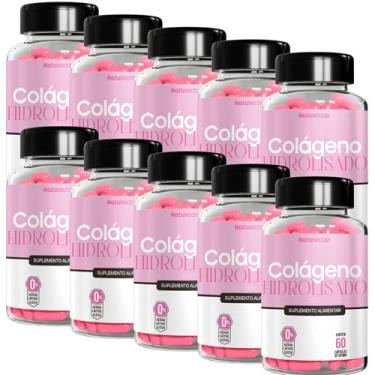 Imagem de Kit Combo 10 Colágeno Hidrolisado 600 Cápsulas Natunéctar