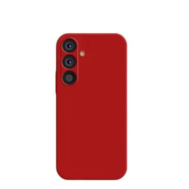 Imagem de Para Samsung A54 5G Capa de silicone líquido Capas de telefone para Samsung Galaxy A54 A 54 5G A55 5G Proteção traseira capa macia, vermelho, para Galaxy A34 5G