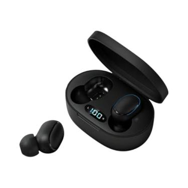 Imagem de Fone de Ouvido Bluetooth Sem Fio Wireless 5.1 Duplo Com Visor, Premium (Preto)