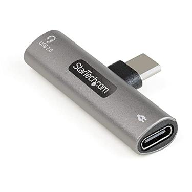 Imagem de Adaptador de áudio e carregamento USB C – Adaptador de áudio USB-C com entrada USB-C para fone de ouvido/fone de ouvido e carregador USB tipo C de 60 W – para telefone/tablet/laptop USB-C (CDP2CAPDM)