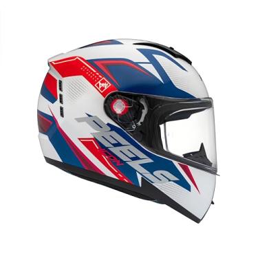 Imagem de Peels Capacete Fechado Moto Icon 23 Element Branco/Azul 56