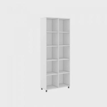 Imagem de Estante 10 Nichos Caracol Esm225 186cmx74cm Movelbento