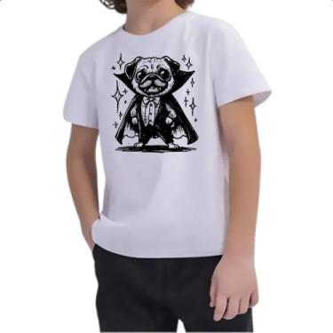 Imagem de Camiseta Infantil Pug Vampiro - Alearts, 4