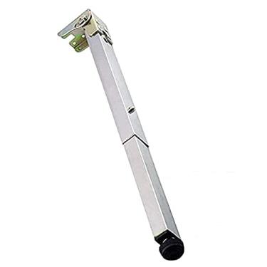 Imagem de Pernas para móveis de bricolage de aço inoxidável, pernas de mesa dobráveis, pernas de mesa de barra retrátil de metal, pernas de armário com elevador push-pull, com base protetora, 60 cm, 1 peça
