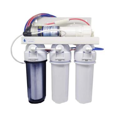 Imagem de Filtro Osmose Reversa+deio + Bomba Pressurizada 50gpd - FDMA Filtros, 