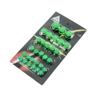 Imagem de Capas Coloridas para Parafusos de Motocicleta e Scooter - Kit com 30 P