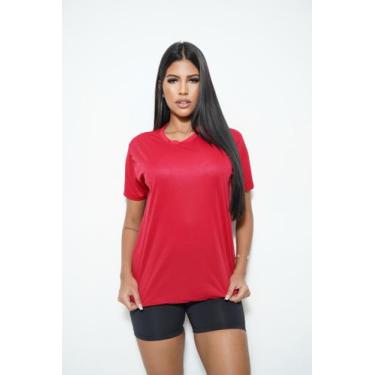 Imagem de Camiseta Dry Fit Em Poliester Academia/ Musculação/ Caminhada/ Treino 
