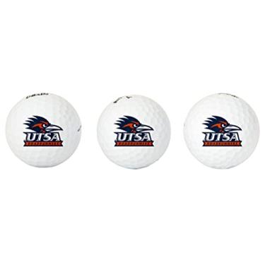 Imagem de Desert Cactus Bolas de golfe da Universidade do Texas em San Antonio, pacote com 3 bolas de golfe coloridas (design A)