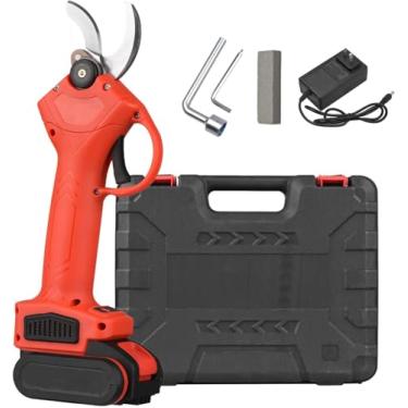 Imagem de Tesoura de Poda Elétrica Sem Fio 48V com Acessórios com 2 Baterias e Mala – Jardim e Pomar