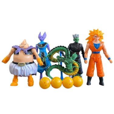 Imagem de Kit 4 Bonecos Dragon Ball Z Action Figure Esféras Do Dragão
