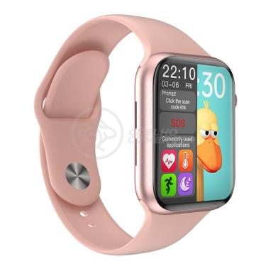 Imagem de Smartwatch Iwo Hw12 Rosa Troca Pulseira Android Ios Cardíaco