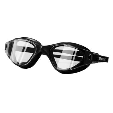 Imagem de simhoa Óculos de natação anti-vazamento com clipe nasal, protetores auriculares, óculos antiembaçantes para mergulho com snorkel ao ar livre e em ambientes