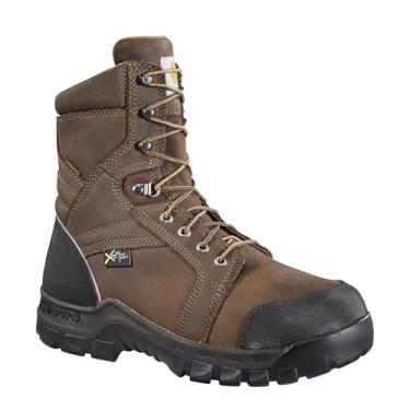 Imagem de Carhatt Cmf8720 Mens 20.3 cm Biqueira Composite Toe Internal Met Guard Cmf8720, Óleo marrom escuro curtido, 11 Wide