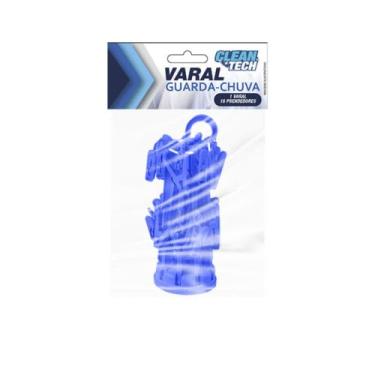 Imagem de Varal Guarda-Chuva com 16 Prendedores, 40cm, Plástico e Aço, Sortido