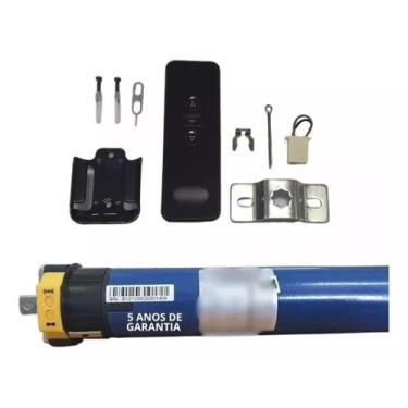 Imagem de Motor Tubular 6n 110v Com Controle Persiana Rolô Toldo - EMTECO