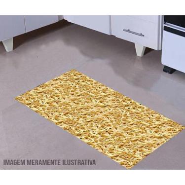 Imagem de tapete para cozinha Macarronada 60x40cm - Deluzz