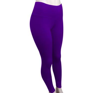 Imagem de calça cintura alta plus size - topbrasil, Roxo, g2=50