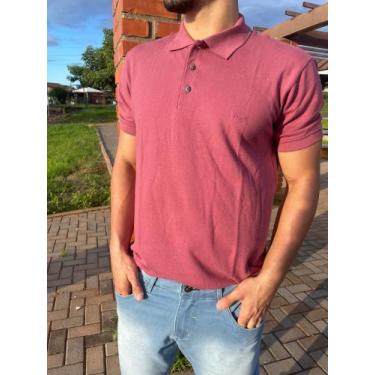 Imagem de Camisetas gola polo masculina - NXF, Branco, 250g