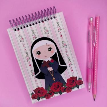 Imagem de Bloquinho A6 personalizado Santa Rita de Cássia - Zen