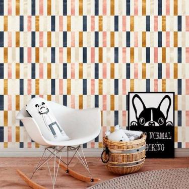 Imagem de Papel De Parede Autoadesivo Geométrico Triângulos Baby - Geral