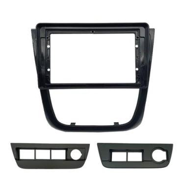 Imagem de Moldura Painel Multmidia 9 Poleg Gol Voyage Saveiro G5 Cross - FIAMON,