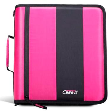 Imagem de Capa - It fichário com zíper com 3 anéis 5 cm, divisórias com abas, 2 bolsos, magenta D-251