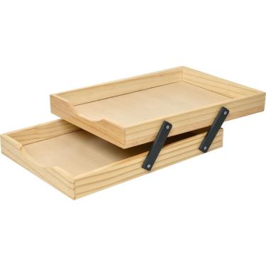 Imagem de Caixa Correspondência Madeira Pinho N.2 25x36cm - Souza