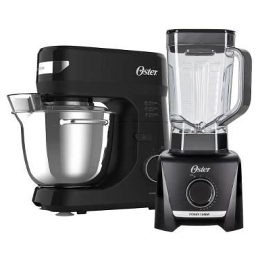 Imagem de Kit Batedeira Planetária Bowl Inox III e Liquidificador 1400 Oster, 11