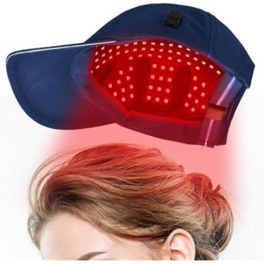 Imagem de Terapia De Luz Vermelha, 660nm, 850nm & 940nm Tampa De Luz Infravermelha Próxima Com Temporizador, 160pcs Contas De Luz Led, Para Alívio Da Dor De Cabeça